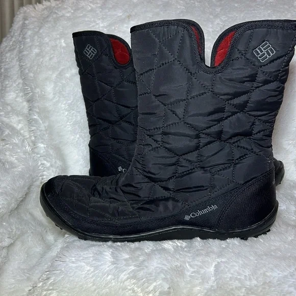 Columbia Black Quilted Snow Boots - Picture 2 of 8